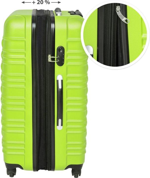 Actual product image tectake Hard case set (106 l)