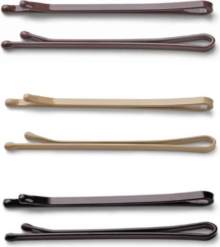 Produktbild Trisa Haarklemmen glatt lackiert 55mm blond 250 Stk.