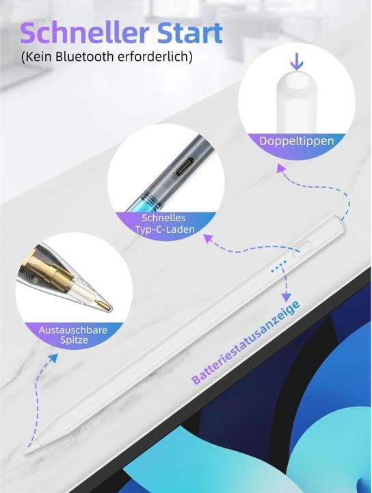 Image du produit PowerGuard Universal Magnetic Stylus Pen iOS & Android Touchscreens