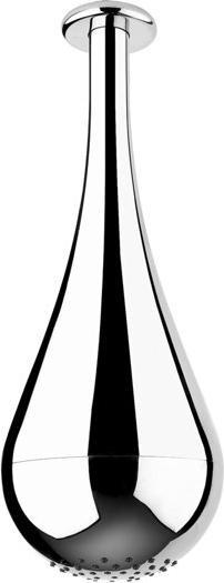 Actual product image Gessi Goccia anti-limestone overhead shower, length 387 mm, 1/2 connection, 33751