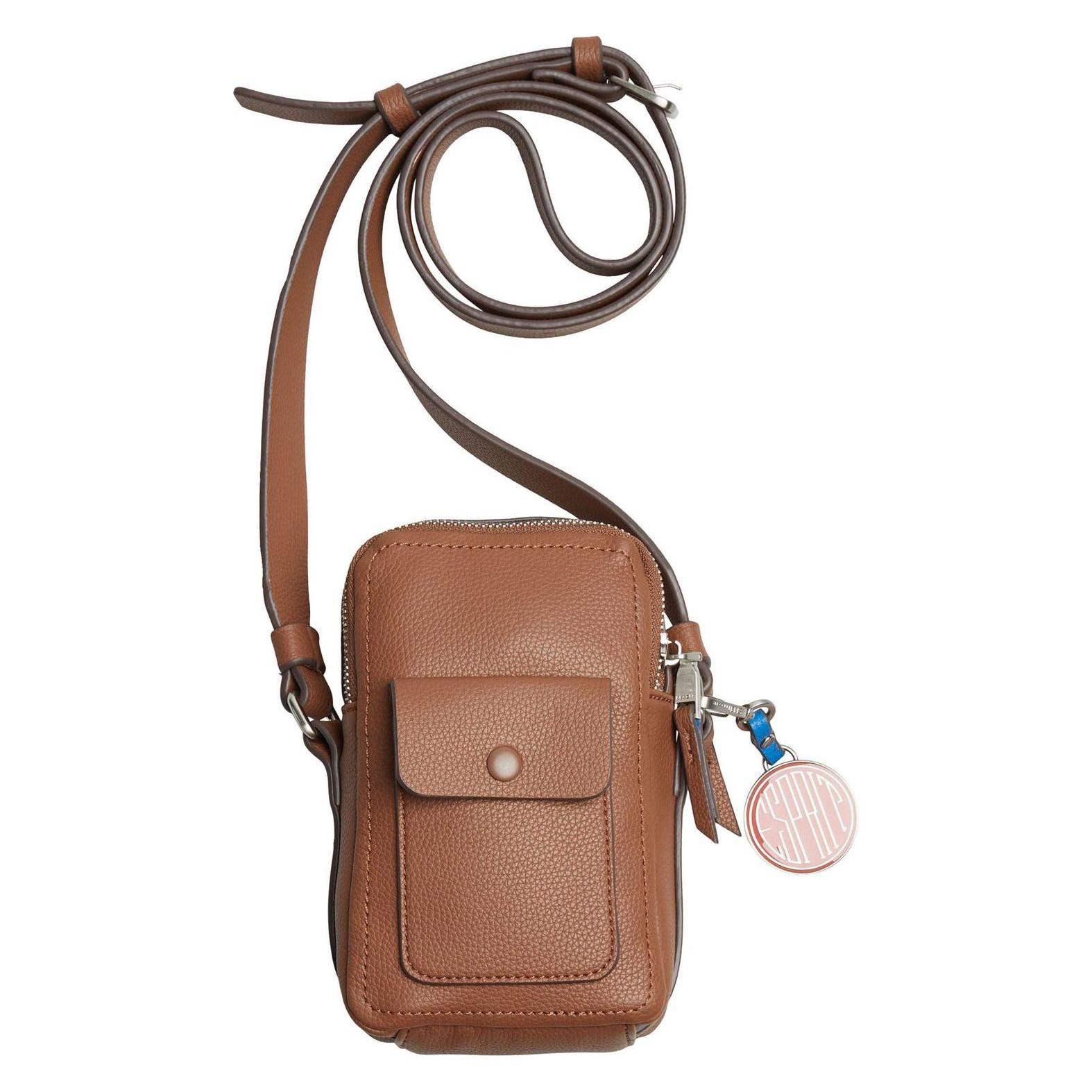 Esprit, Damen, Handtasche, Vera Phone Bag, Braun