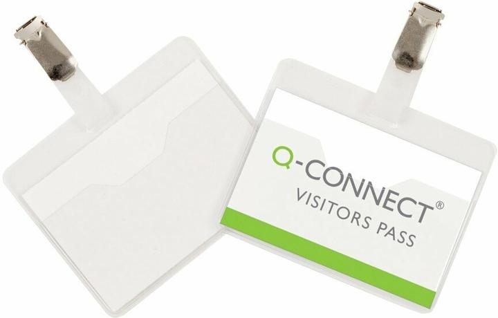 Q-Connect Badges nominatifs avec clip