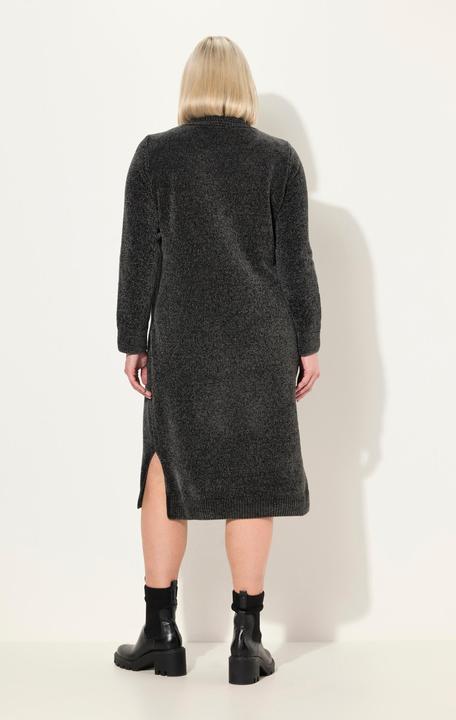 Actual product image Ulla Popken Chenille Long Sleeve Turtleneck Dress (46, 48)