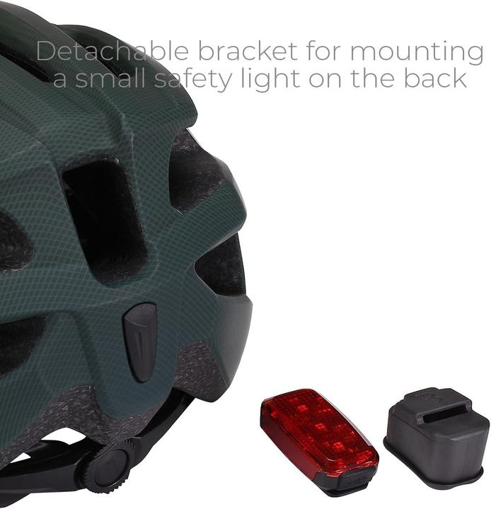 Productafbeelding BBB Leichter MIPS Helm mit abnehmbarem Visier, Reisetasche und Rücklichthalterung (54 - 58 cm)