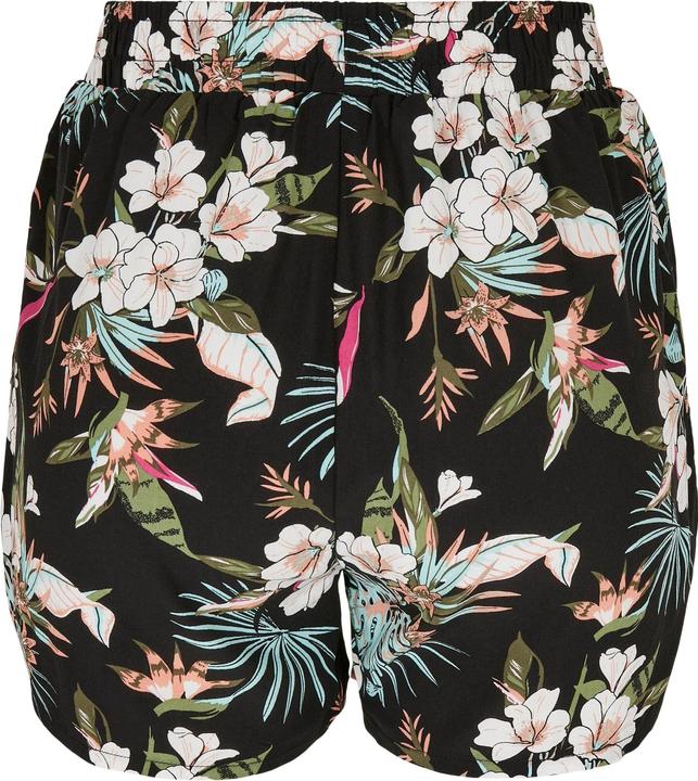 Actual product image Urban Classics Ladies AOP Viscose Resort Shorts (XS)