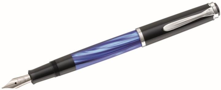 Produktbild Pelikan Füllhalter M205 Blau-Marm. F Etui (Blau-Marmoriert, 1 x)
