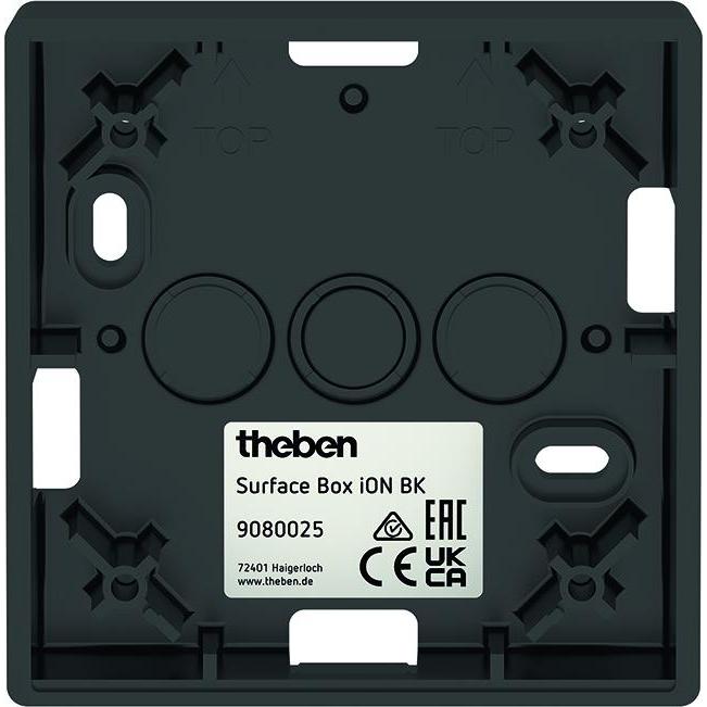 Theben, Accessori sicurezza degli edifici, Alloggiamento per montaggio a superficie nero