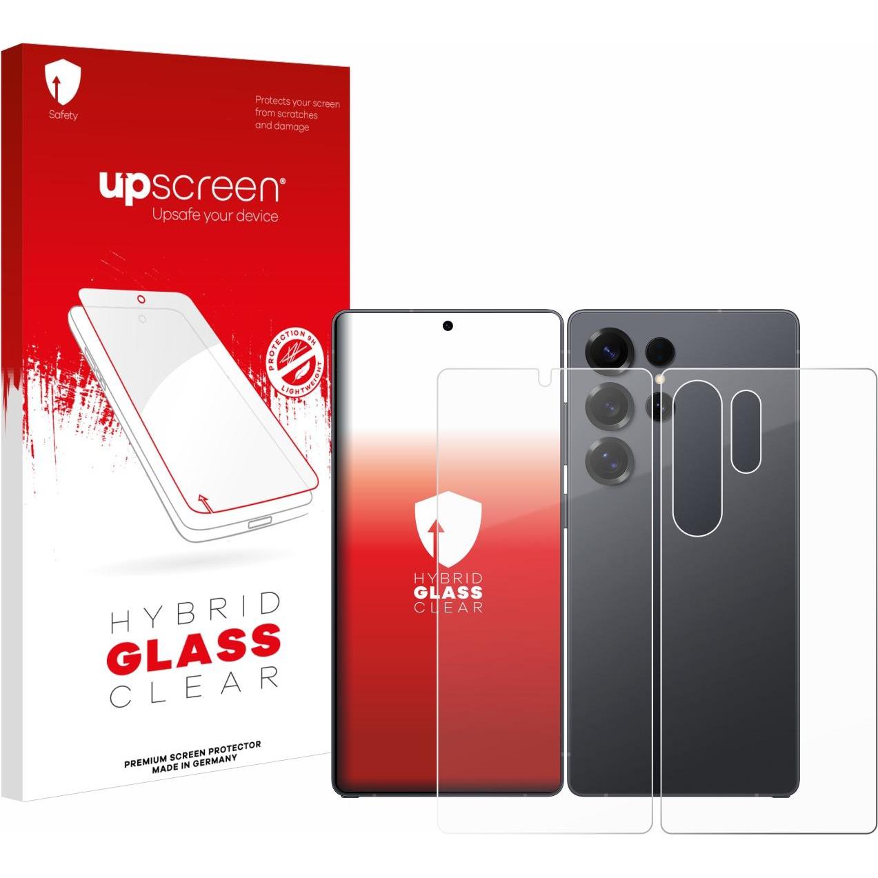 upscreen Schutzglas Schutzfolie Displayschutz Display Schutz Glas Folie klar (1 Stück, Samsung Galaxy S25 Ultra), Smartp...