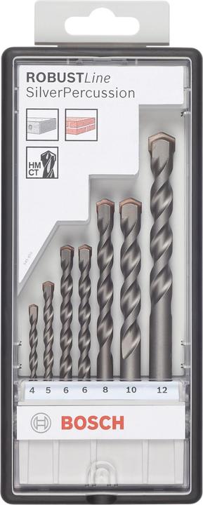 Produktbild Bosch Professional Zubehör 7-tlg. CYL-3 Betonbohrer-Set, Robust Line, 4–12 mm (10 mm, 12 mm, 4 mm, 5 mm, 6 mm, 8 mm)