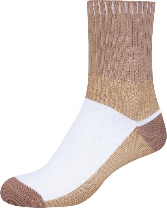 Produktbild Camano Socken silky touch colourblock Lurex (4er Pack)