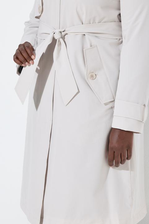Actual product image Ulla Popken Satin Lined Trenchcoat