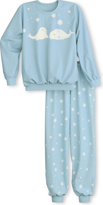 Produktbild Calida Kids Snowflakes Bündchen-Pyjama (128)