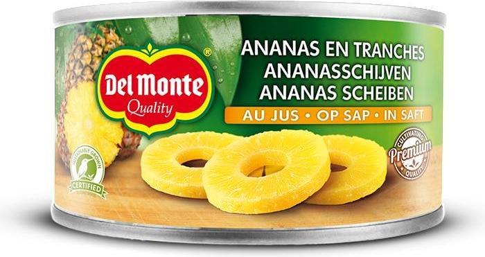 Del Monte Tranches d'ananas (140 g)