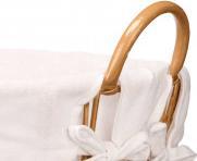 Produktbild Kipit ovaler Korb mit niedrigen Griffen natur (40 cm)