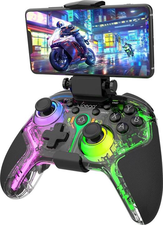 Actual product image iPega 9666TH Bluetooth RGB Gamepad for Android/iOS/PS3/PS4/PC/N-Switch Black (Damage Package) (Android, iOS, PC, PS3, PS4, Switch)