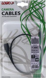 Produktbild Logo USB-Kabel USB-A - miniUSB 0,6 m Transparent (31184) (0.60 m, USB 2.0)