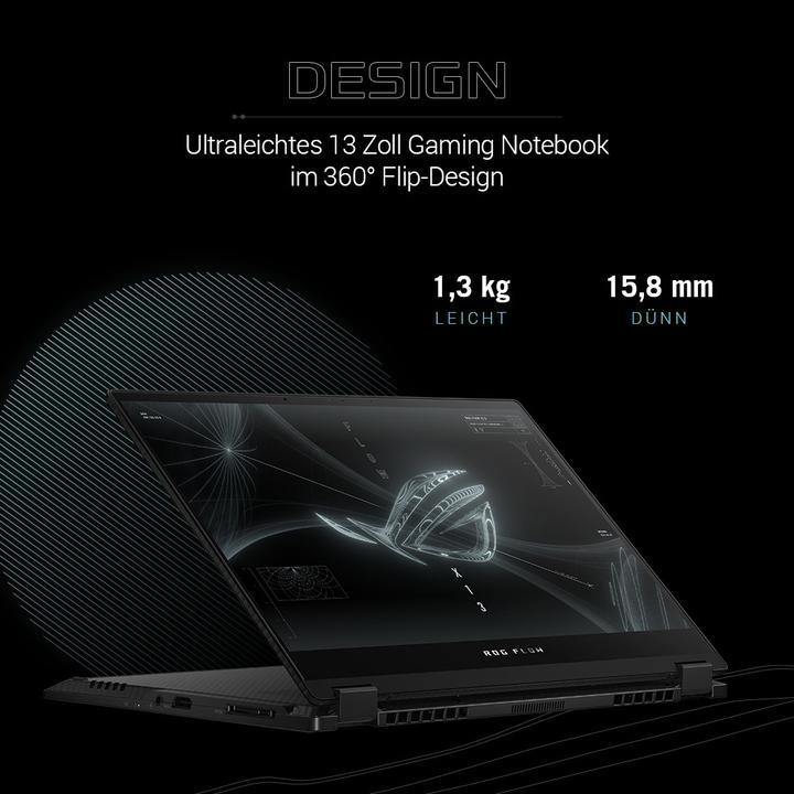 Actual product image ASUS Rog Flow X13 Flip (13.40", AMD Ryzen 7 6800HS, 16 GB, 512 GB, CH)