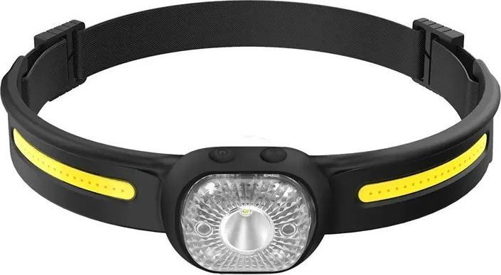 Produktbild Boruit GT20 COB-Stirnlampe Weiss Rot - Lichtsensor - USB C-Ladung - 600lm (600 lm)