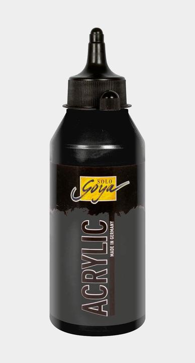 Actual product image Solo Goya Acrylic (Black, 250 ml)