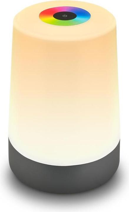 Produktbild Briloner Akku RGB+W LED Tischleuchte, Anthrazit (280 lm)