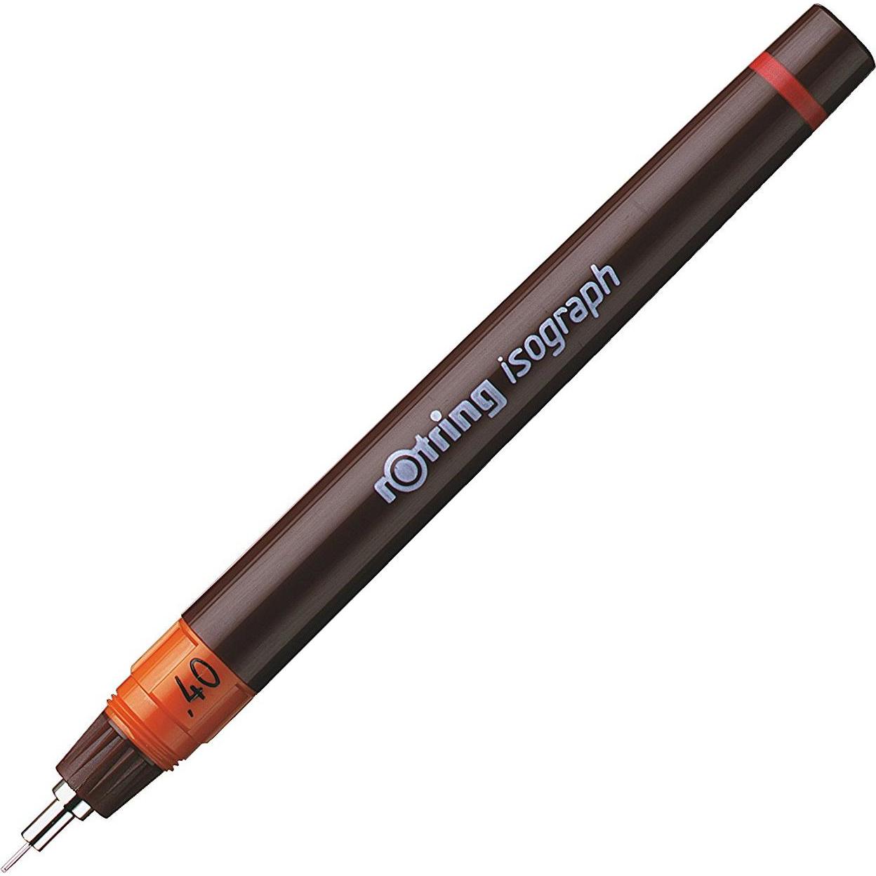 Rotring, Schreibstifte, Tuschefüller isograph 0,4 (Orange, Braun, 1 x)