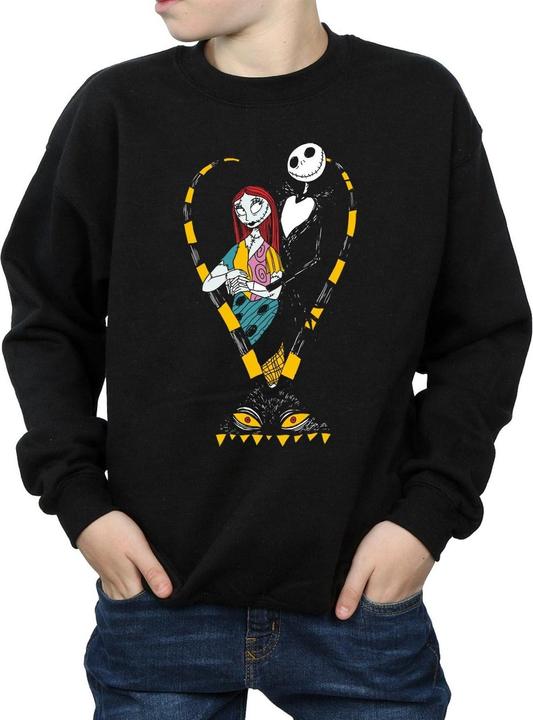 Immagine prodotto Disney Nightmare Before Christmas Jack And Sally Love Felpa Ragazzi (140, 146)