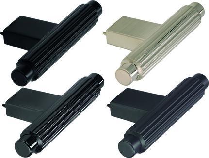 Actual product image Siro Möbelknöpfe, schwarz matt, L 70mm