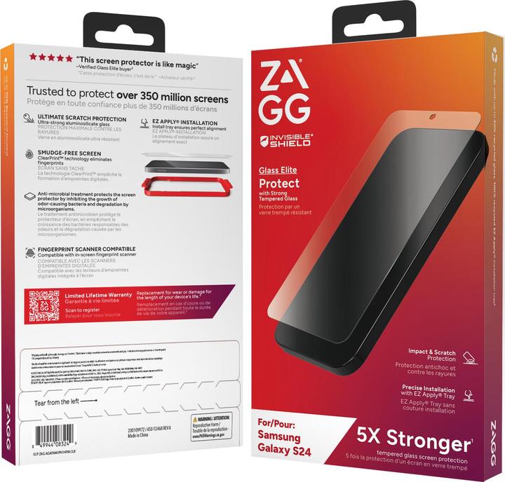 Produktbild Zagg Glass Elite (1 Stk., Samsung Galaxy S21)