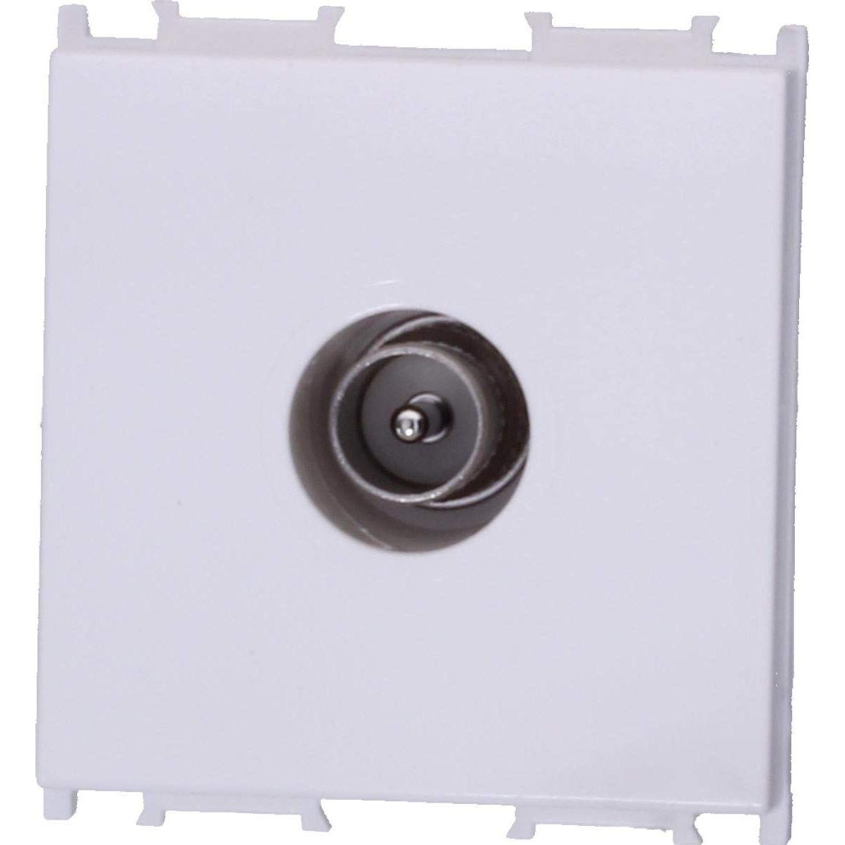TEM, Zubehör Schalterprogramm, Serie Modul Steckdosen SOCKET TV BASIC0dB 2M PW