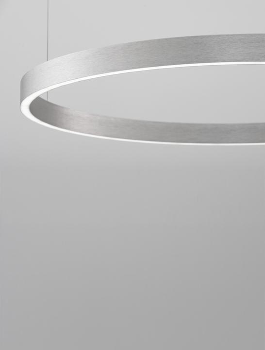 Productafbeelding Nova Luce ELOWEN LED hanglamp zilver 77W warm wit 150x80cm dimbaar 9345666 (3326 lm)