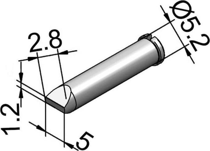 Produktbild Lötspitze 5,0mm meisselförmig (Lötspitze)
