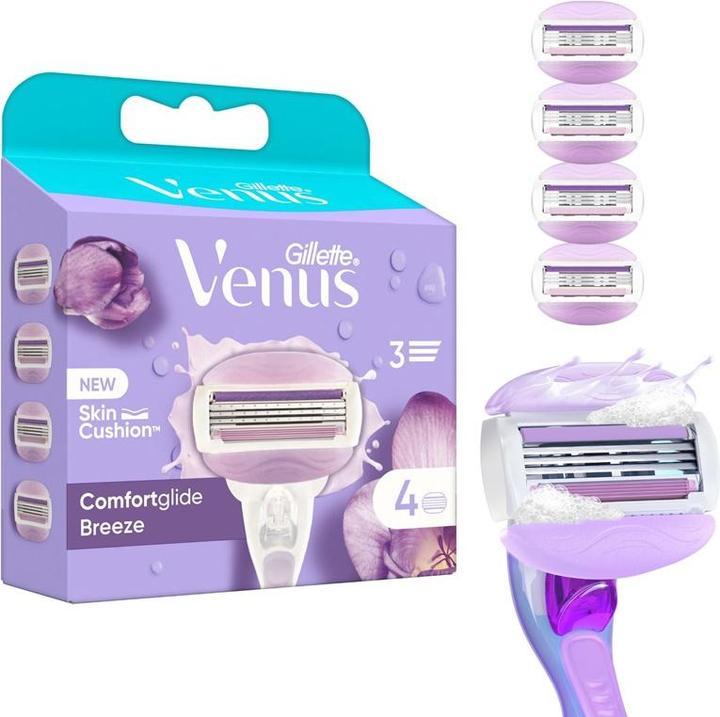 Actual product image Gillette Venus Breeze System Blades 4s (4 x)