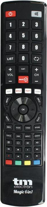 Image du produit TM Electron Télécommande universelle 6 in 1 (Télécommande universelle, Infrarouge)