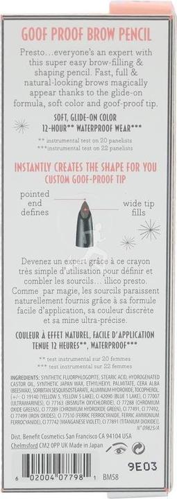 Image du produit BeneFit Cosmetics Preuve de la gaffe (#03)