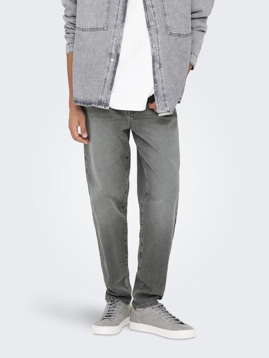 Image du produit Only & Sons ONSYOKE Taille moyenne Réduction Jeans Relaxed Fit Jeans (32)