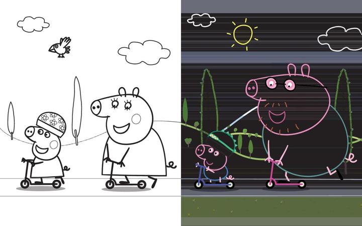 Produktbild Peppa Pig Mein wutzig-tolles Kritzel-Kratzel-Buch