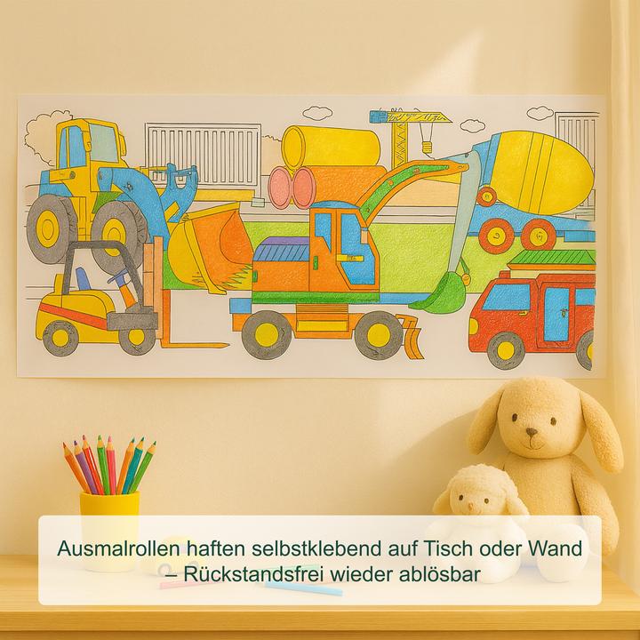 Actual product image Relaxdays 2x colouring roll sheets