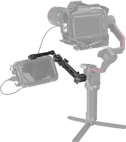 Actual product image SmallRig 3507 Adjustable EVF Mount with NATO Clamp