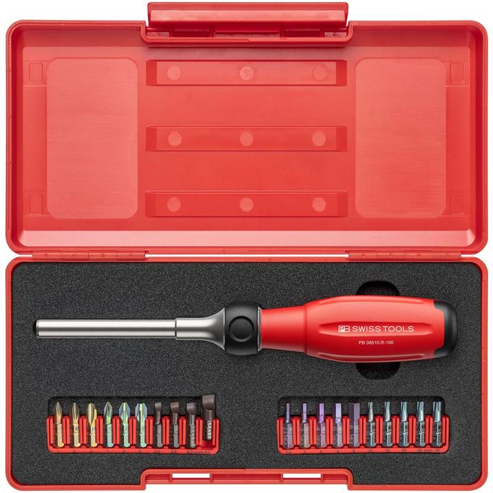 PB Swiss Tools Bit-Satz (Clé Allen, Croix Pozidriv PZ, Croix Phillips PH)