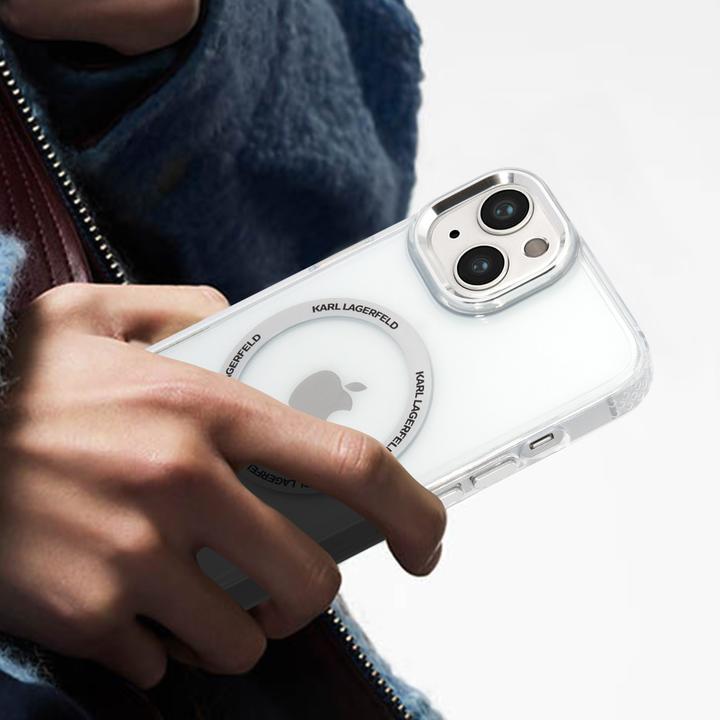 Produktbild Karl Lagerfeld KLHMP14MHKCT iPhone 14 Plus 6.7 "hardcase transparent / transparent Karl & C (Apple iPhone 14 Plus)