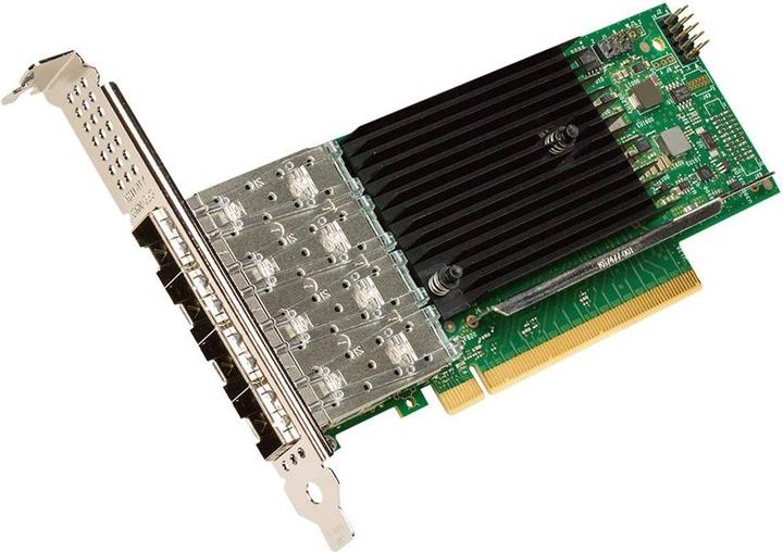 Produktbild Intel Netzwerkadapter E810-XXVDA4 PCIe4.0 x16,10/25Gigabit SFP28 x4 (E810XXVDA4LG1P5) (PCI Express 4.0 x16)