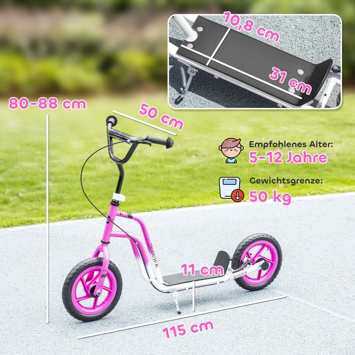 Produktbild Aiyaplay Kinderscooter Stahl, Kunststoff Rosa