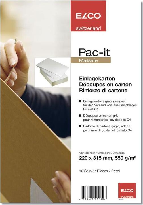 Produktbild Elco Einlagekarton grau C4 (10 Stk.)