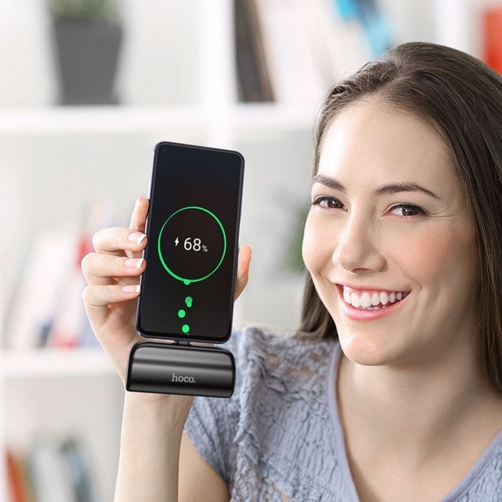 Image du produit Hoco Batterie externe Power Bank J106 Type-C 5000mAh noir (5000 mAh)