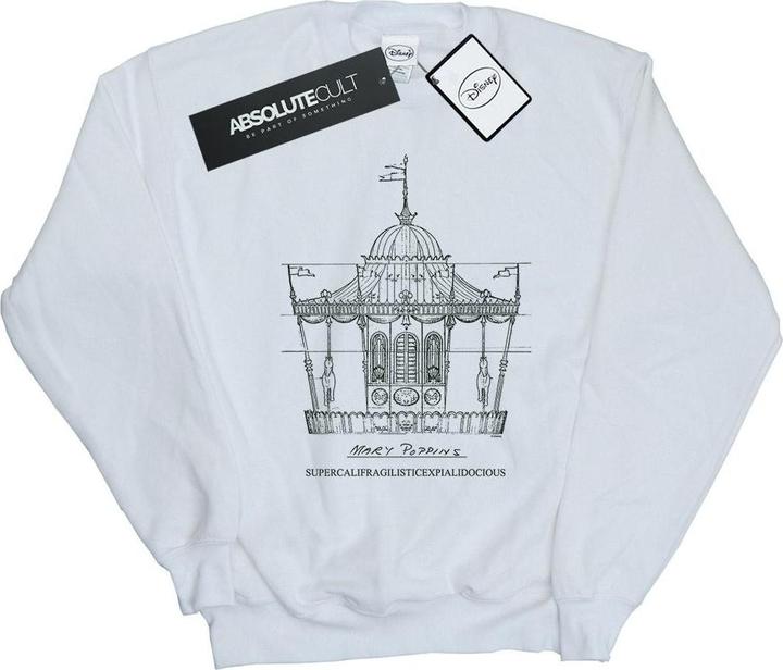 Produktbild Disney Mary Poppins Carousel Sketch Sweatshirt Jungen (152, 158)