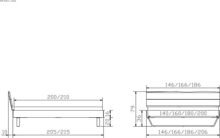 Actual product image Hasena Levane 20 (160 x 210 cm)