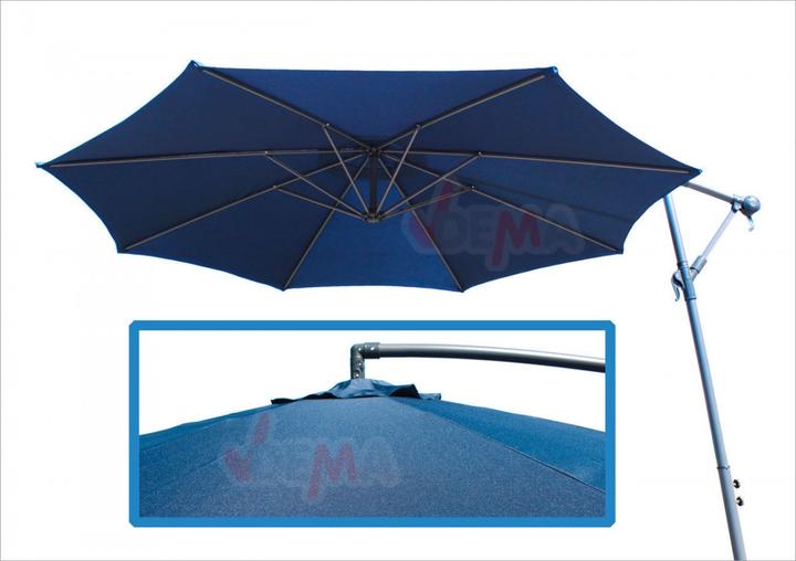 Produktbild Dema Ampelschirm - Ø 3m Blau (3 m)