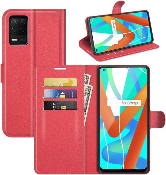 Image du produit MU Classic Série de couvertures de livres en cuir litchi (Realme 8 5G)