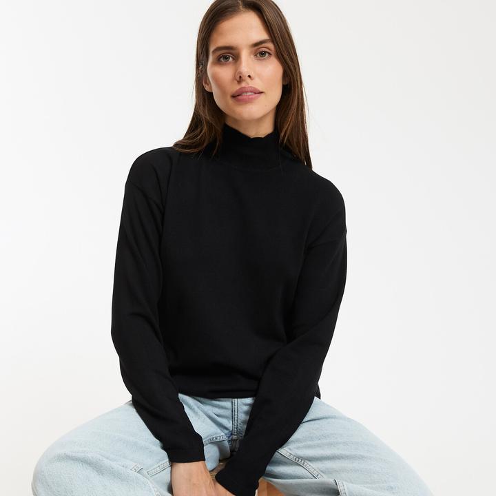 Produktbild La Redoute Collections Pullover mit Stehkragen (S)