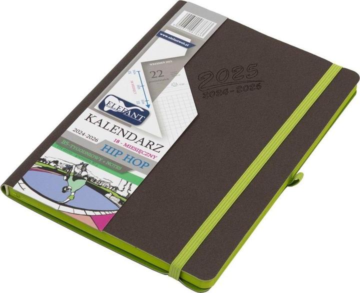 Kalender 2024/2026 B5 18M + Hip Hop Notizbuch grau